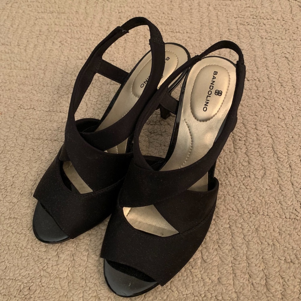 Bandolino strappy short heels